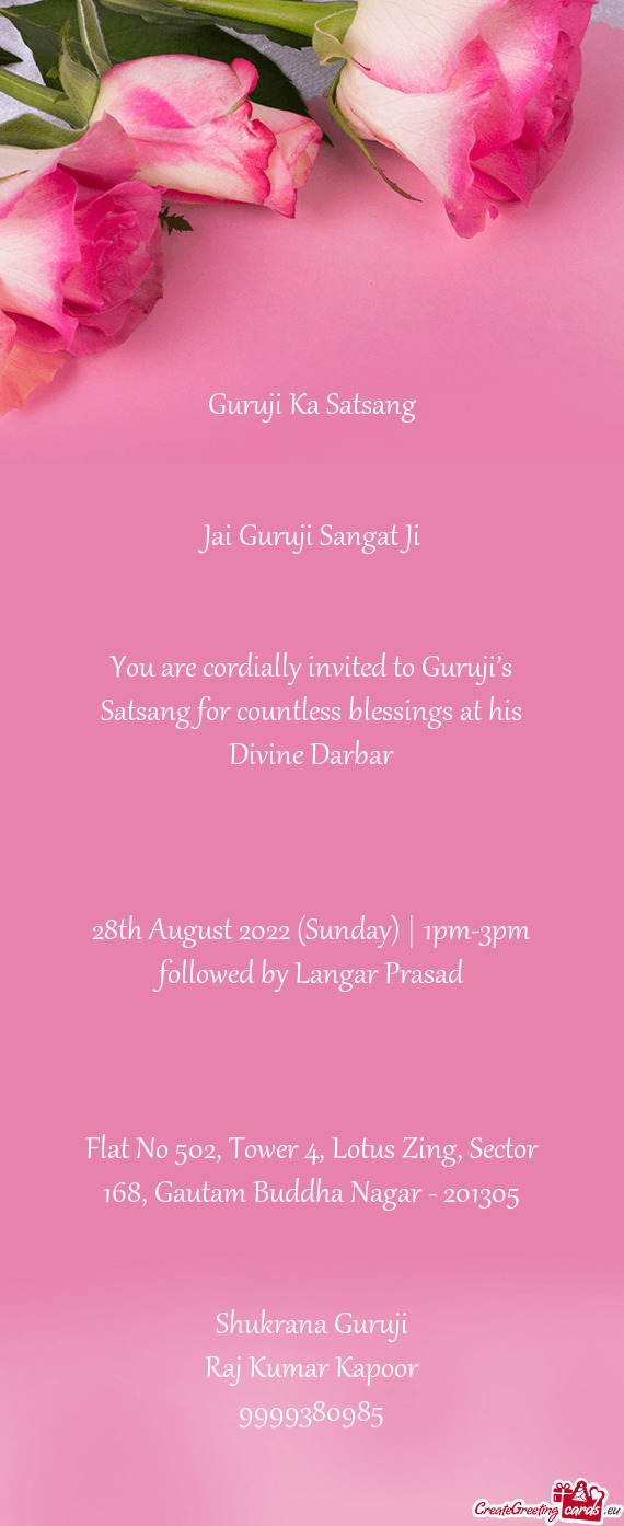 28th August 2022 (Sunday) | 1pm-3pm