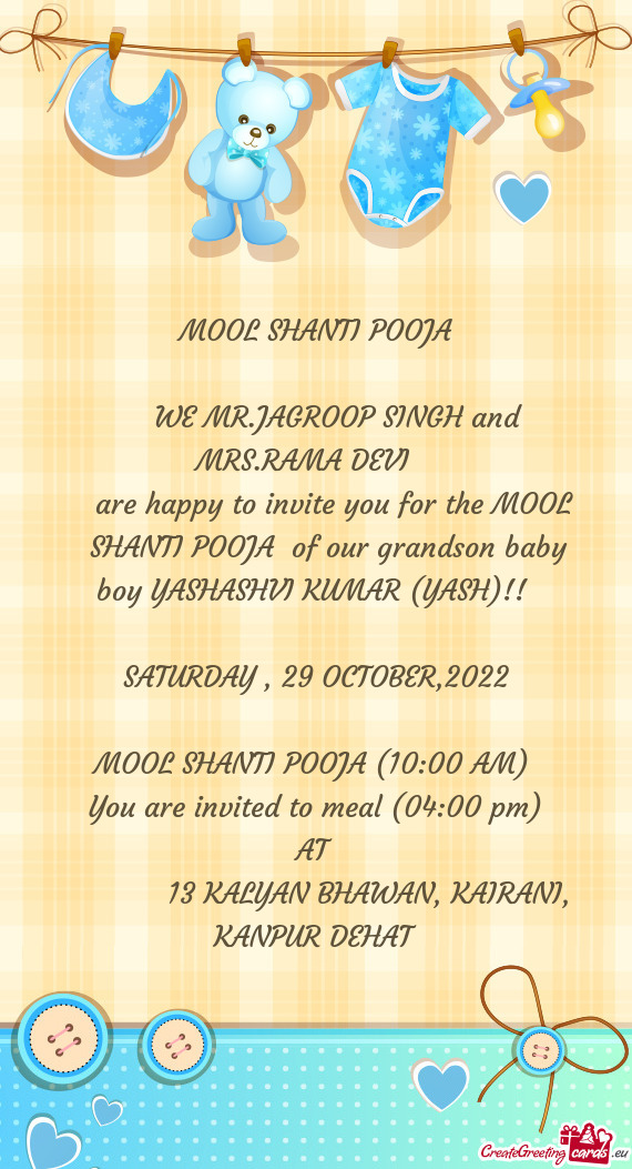 Are happy to invite you for the MOOL