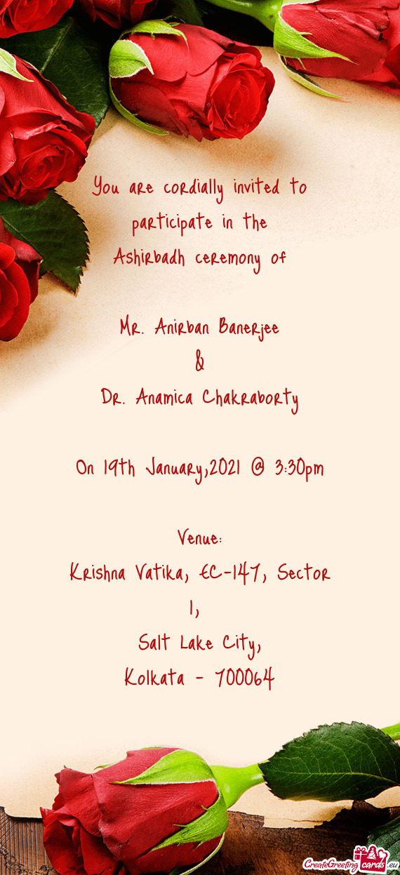 Ashirbadh ceremony of