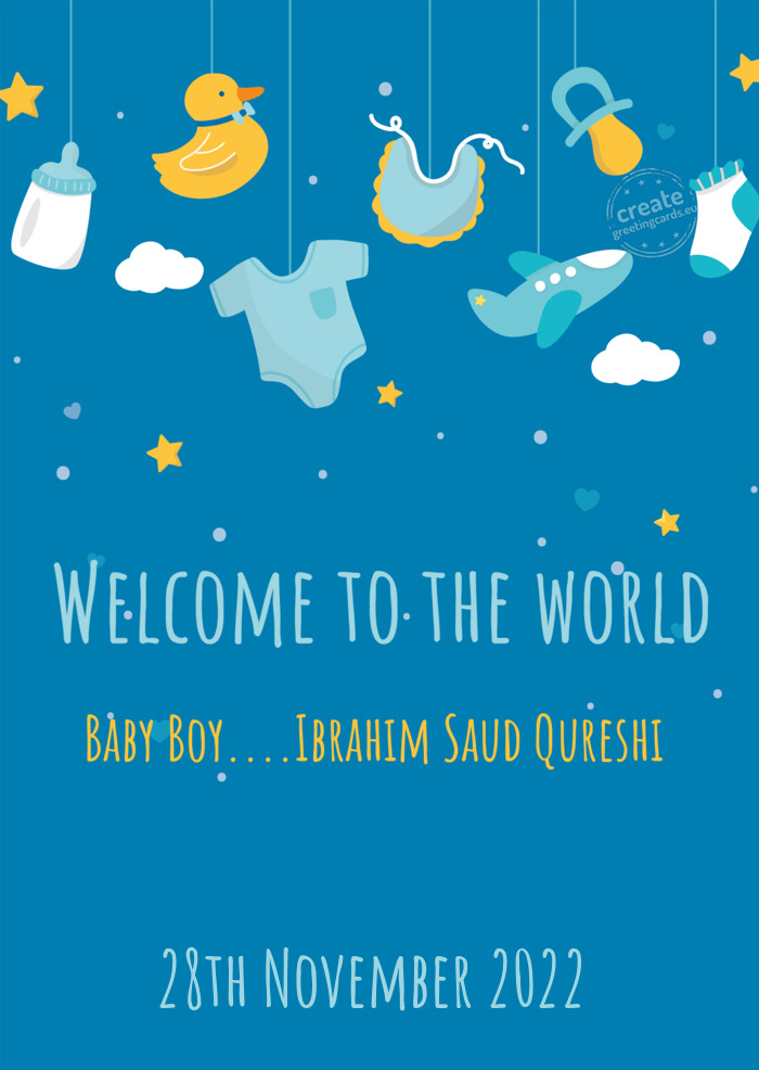 Baby Boy....Ibrahim Saud Qureshi
