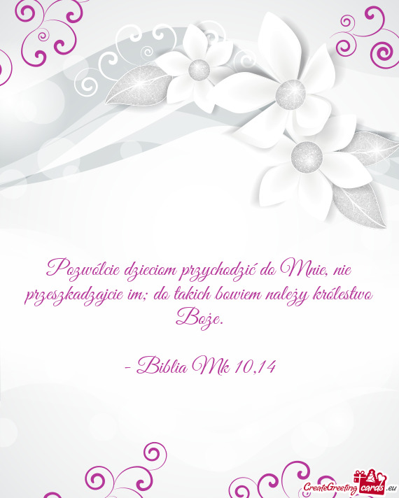Biblia Mk 10,14
