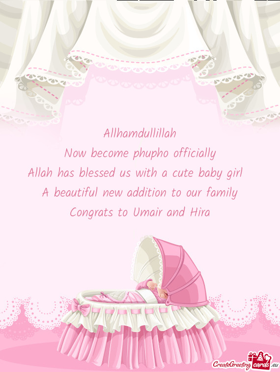 Congrats to Umair and Hira