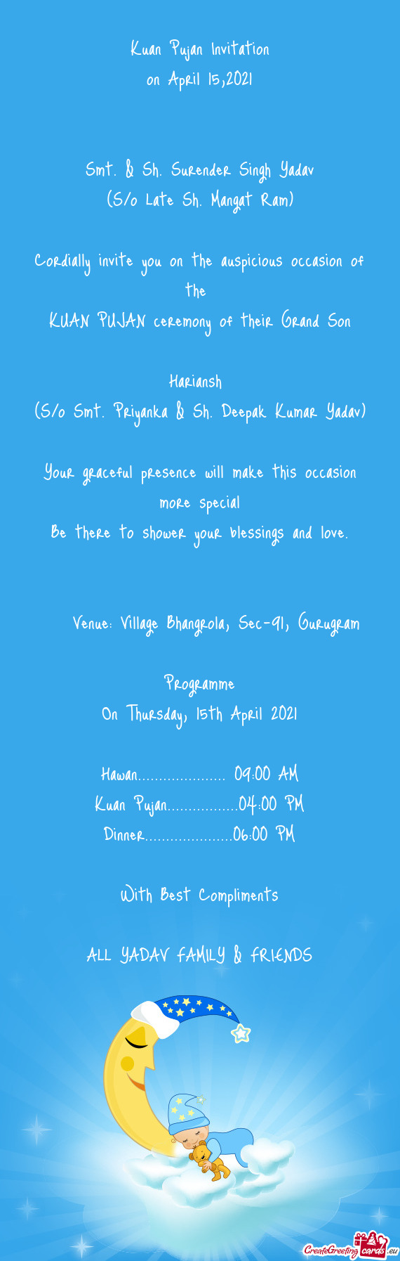 Gurugram
 
 Programme
 On Thursday