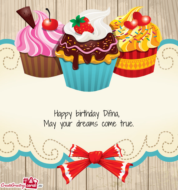 Happy birthday Difna