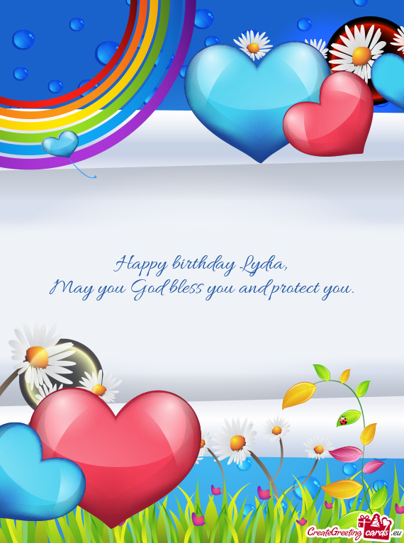 Happy birthday Lydia
