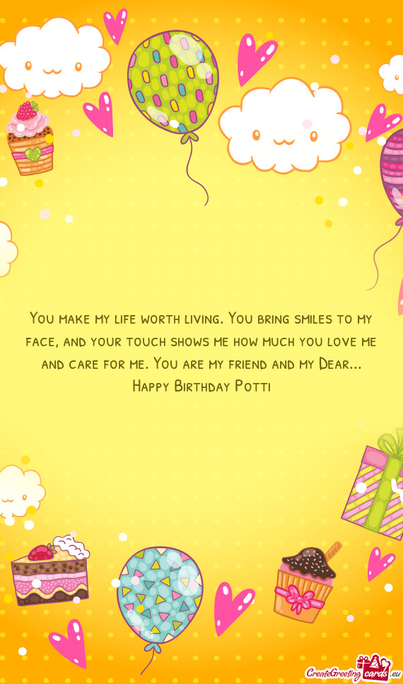 Happy Birthday Potti
