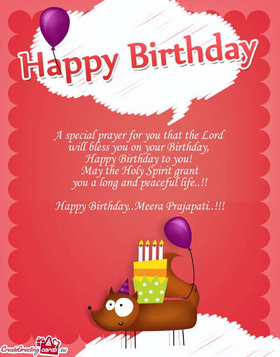 Happy Birthday..Meera Prajapati
