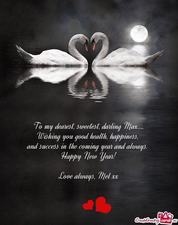 Happy New Year!
 
 Love always