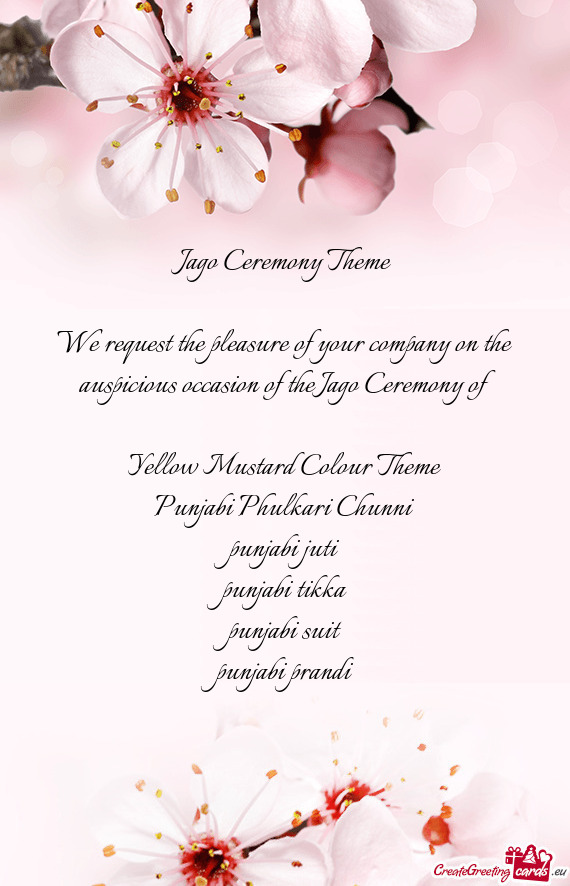 Jago Ceremony Theme