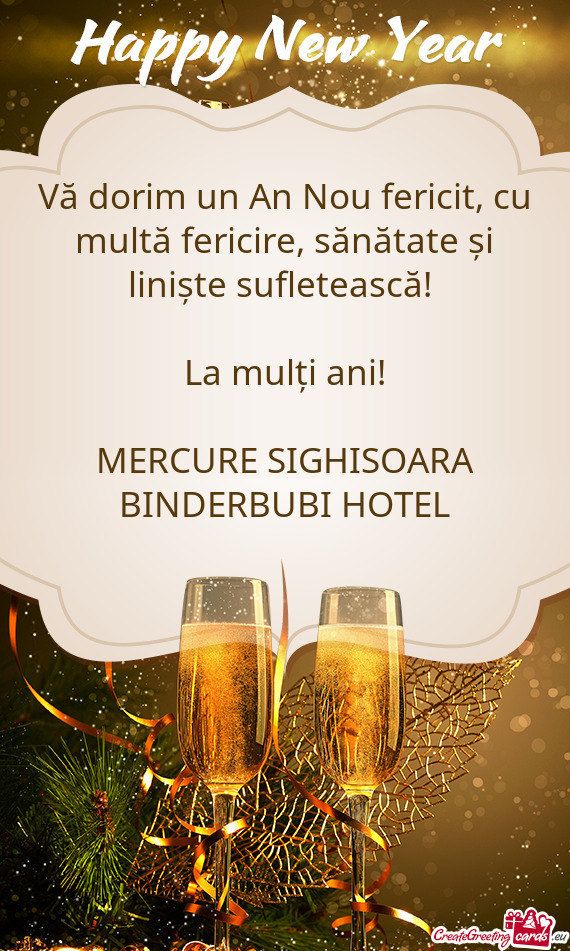 MERCURE SIGHISOARA BINDERBUBI HOTEL