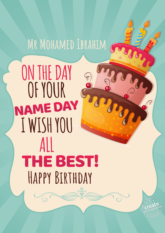 Mr Mohamed Ibrahim