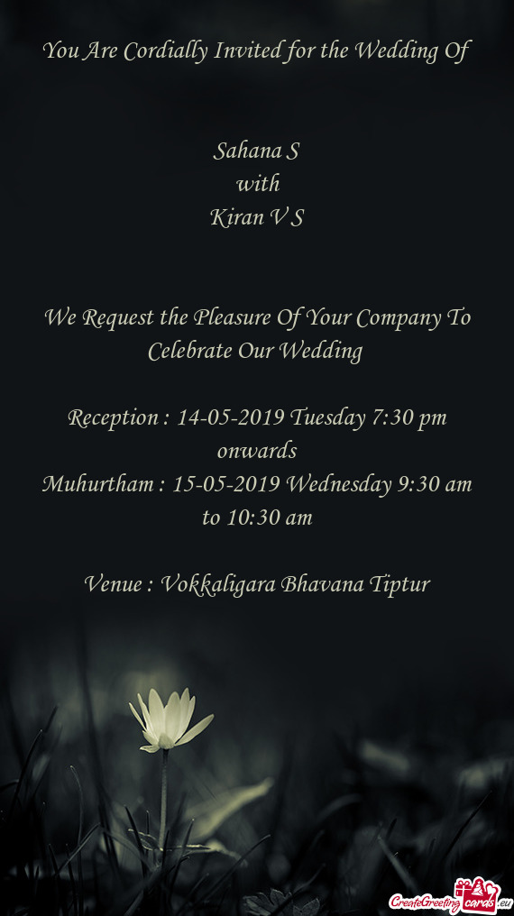 Muhurtham : 15-05-2019 Wednesday 9:30 am to 10:30 am