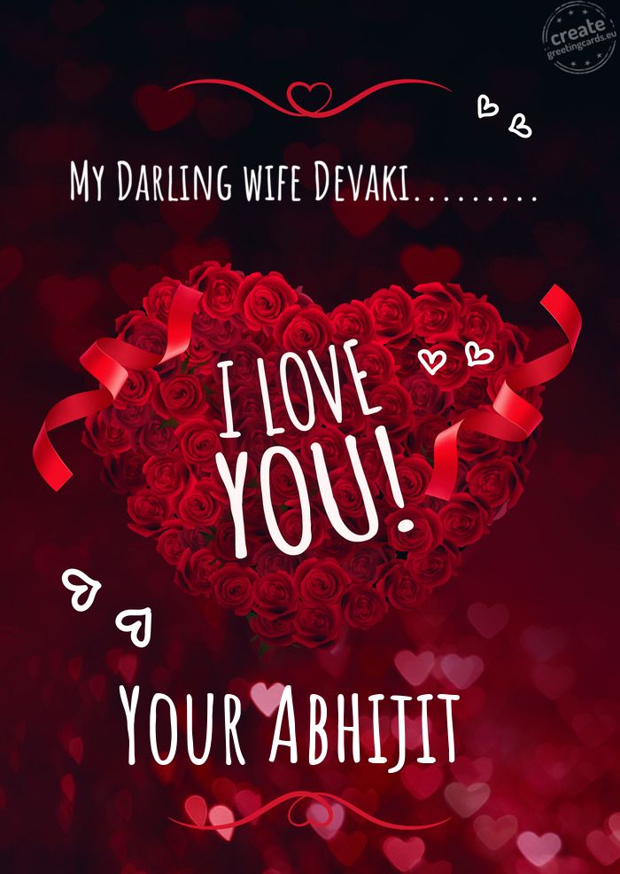 My Darling wife Devaki