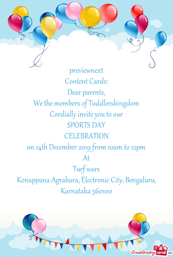 On 14th December 2019 from 10am to 12pm