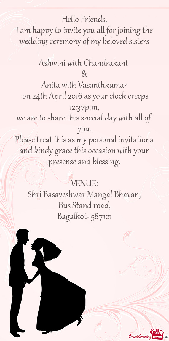 On 24th April 2016 as your clock creeps 12:37p.m
