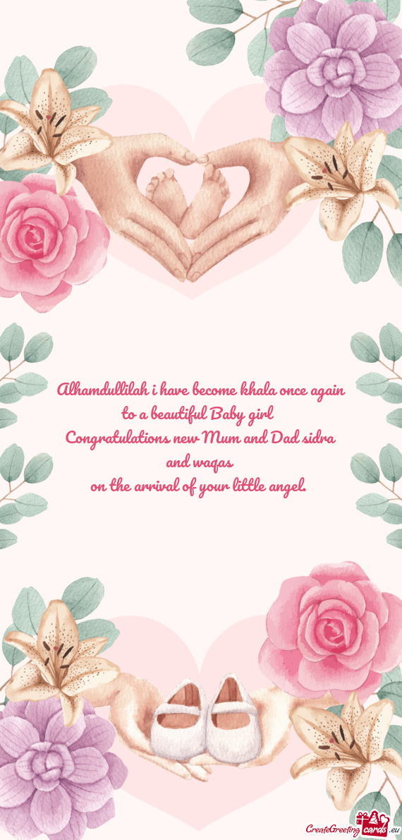 On the arrival of your little angel.🥰
