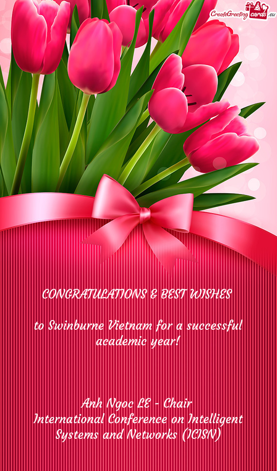 To Swinburne Vietnam for a successful academic year