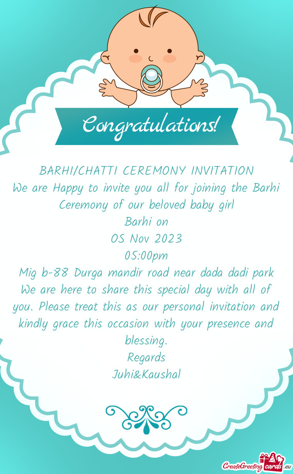 We are Happy to invite you all for joining the Barhi