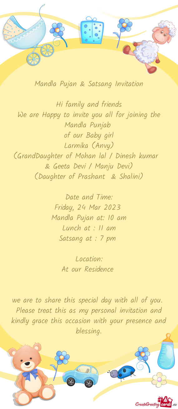 We are Happy to invite you all for joining the Mandla Punjab
