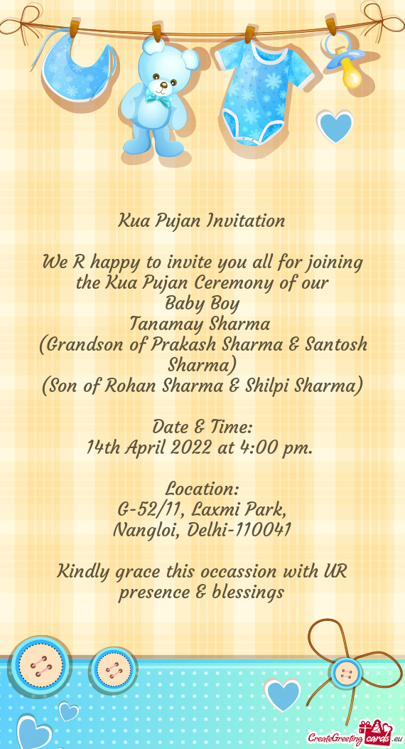 We R happy to invite you all for joining