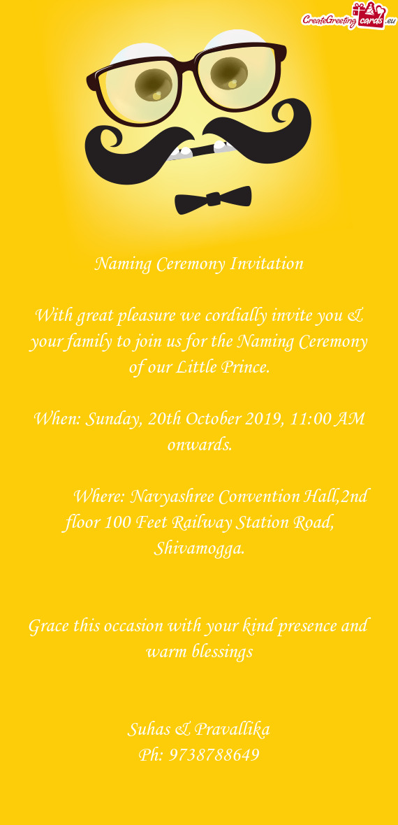 When: Sunday, 20th October 2019, 11:00 AM onwards