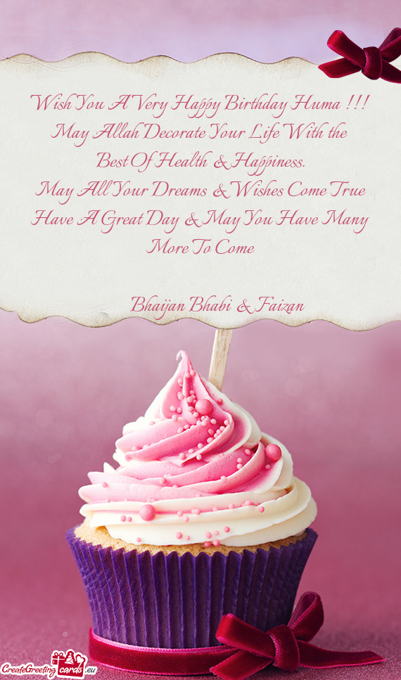 Wish You A Very Happy Birthday Huma