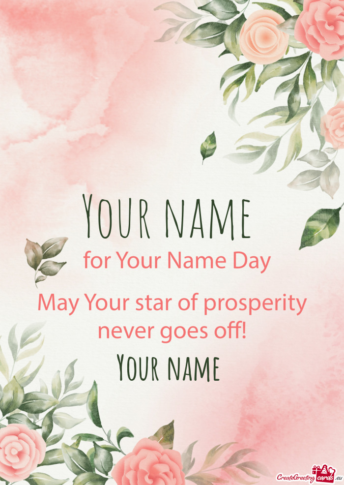 Your name Happy name day wishes wishes