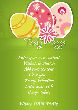 Tasty Eggs Card