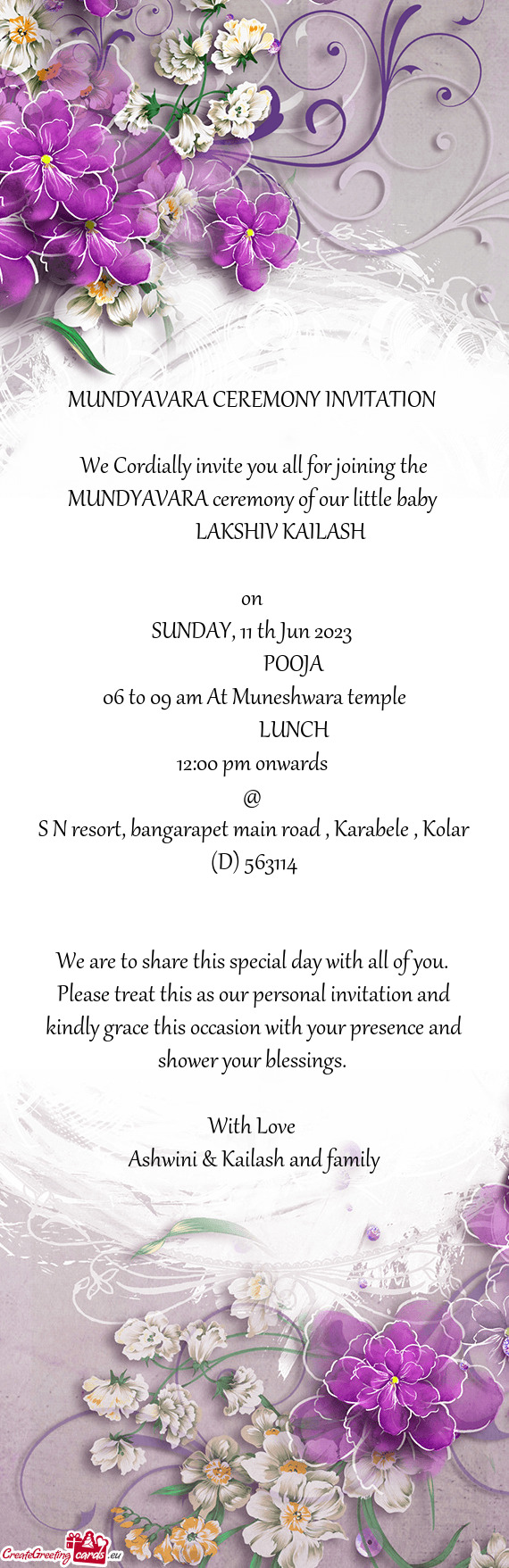 06 to 09 am At Muneshwara temple