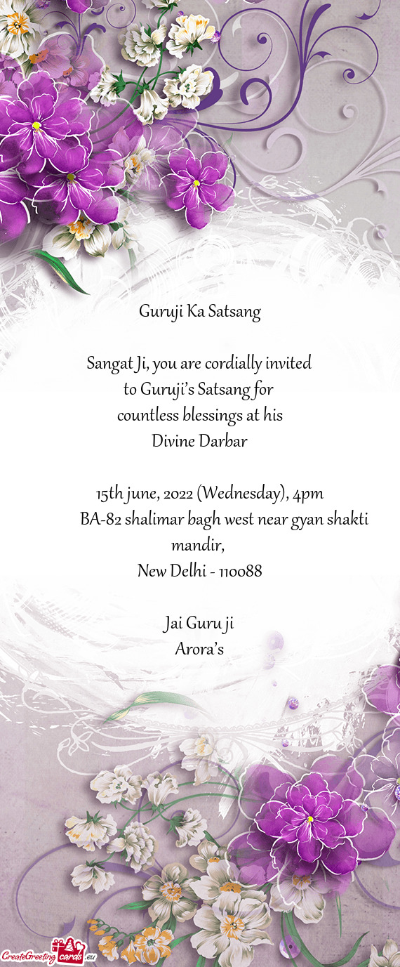 15th june, 2022 (Wednesday), 4pm