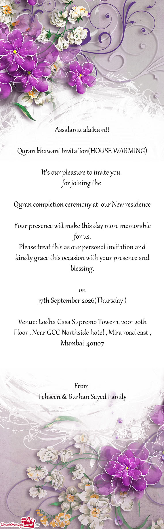 17th September 2026(Thursday )
