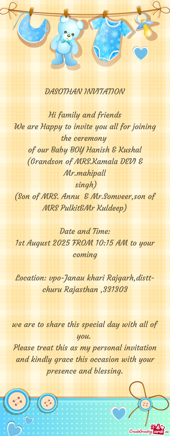 1st August 2025 FROM 10:15 AM to your coming