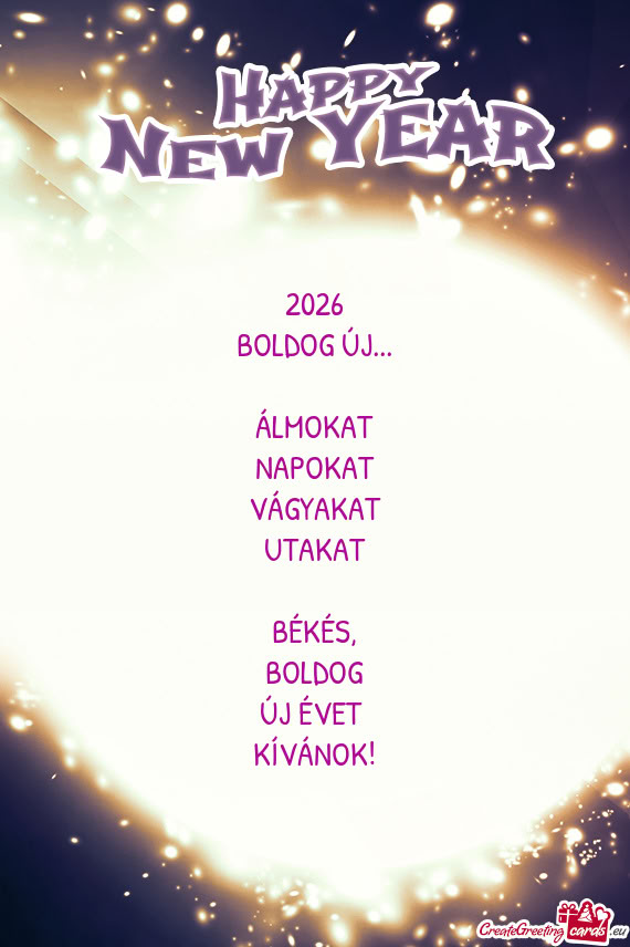 2026 BOLDOG ÚJ