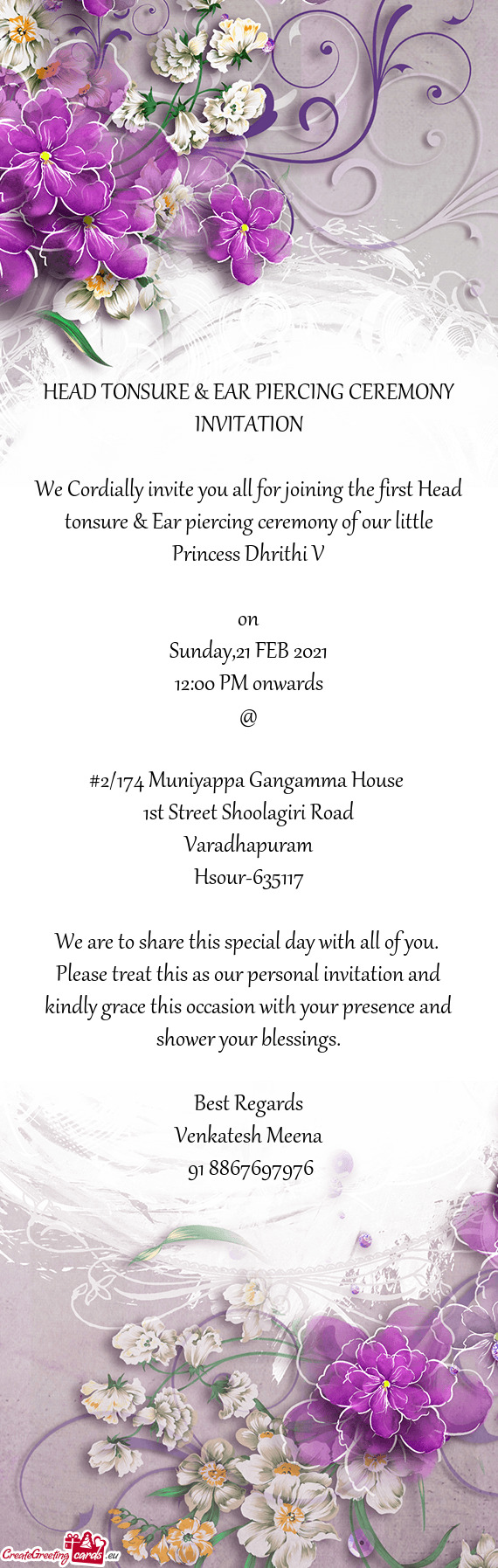#2/174 Muniyappa Gangamma House
