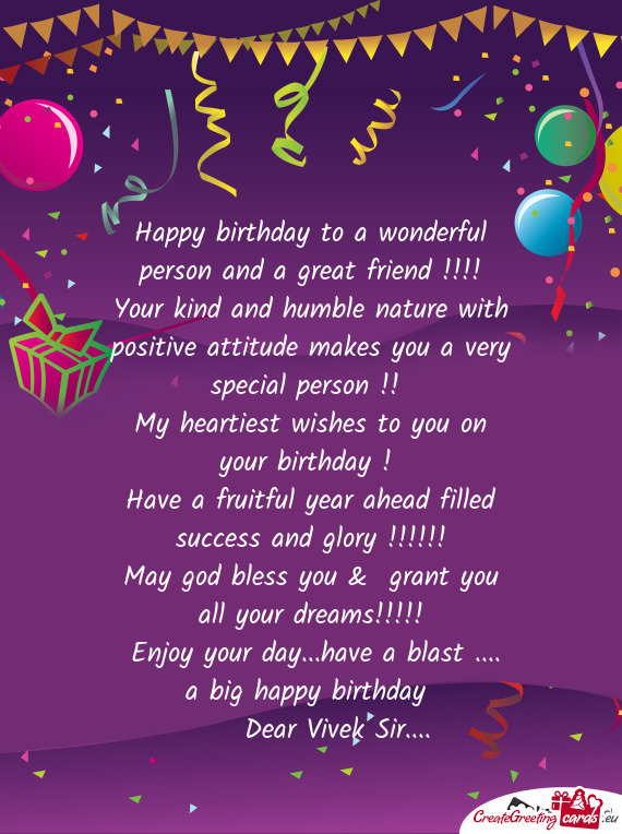 Happy Birthday Vivek Candle Big - Greet Name