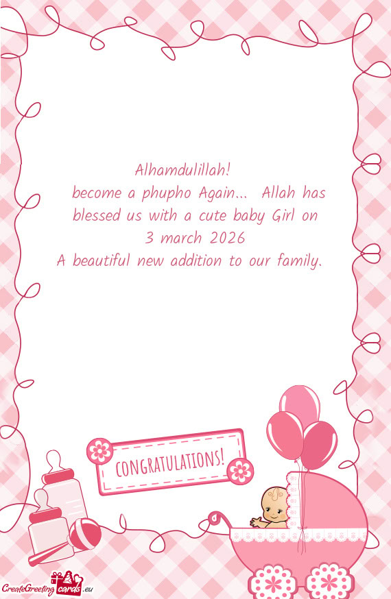 A beautiful new addition to our family.💗