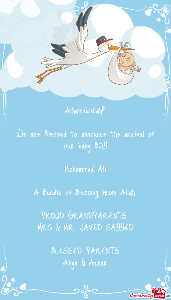 A Bundle of Blessing from Allah