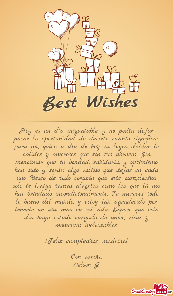 A mí, quien a día de hoy, no logra olvidar lo cálidos y amorosos que son tus abrazos. Sin mencion