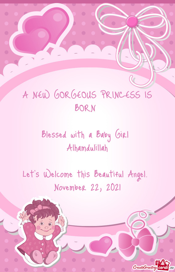 A NEW GORGEOUS PRINCESS IS BORN