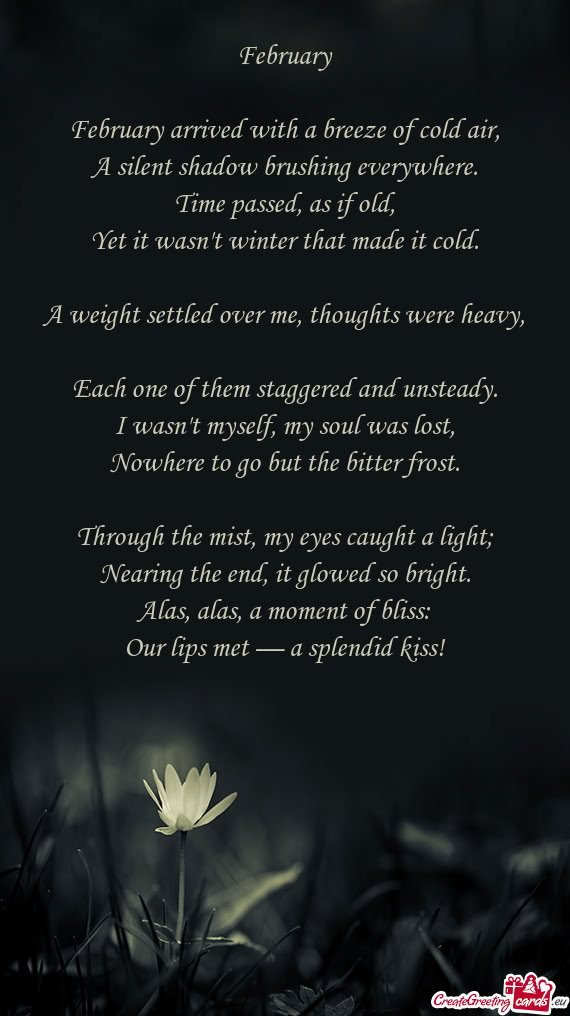 A silent shadow brushing everywhere