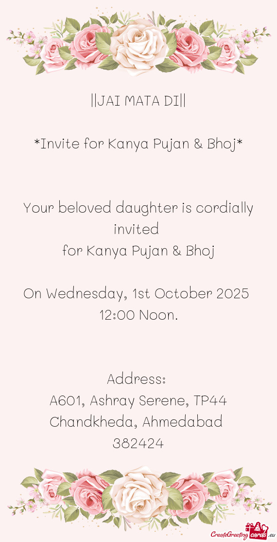 A601, Ashray Serene, TP44