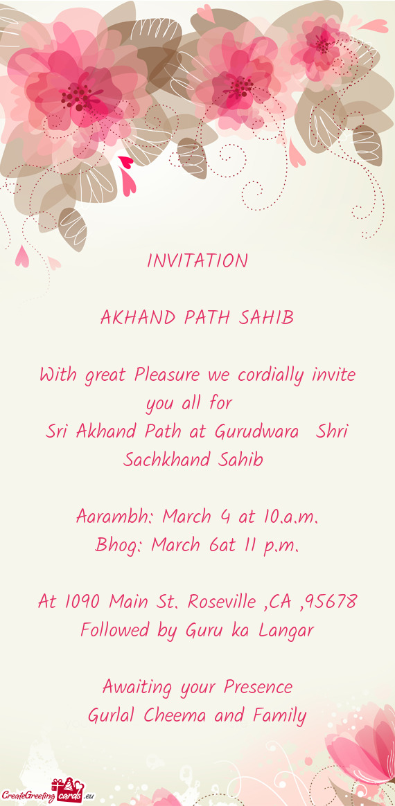 Aarambh: March 4 at 10.a.m