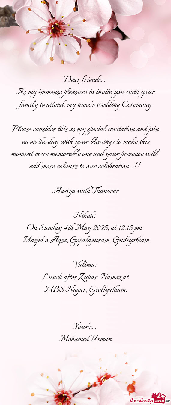 Aasiya with Thanveer