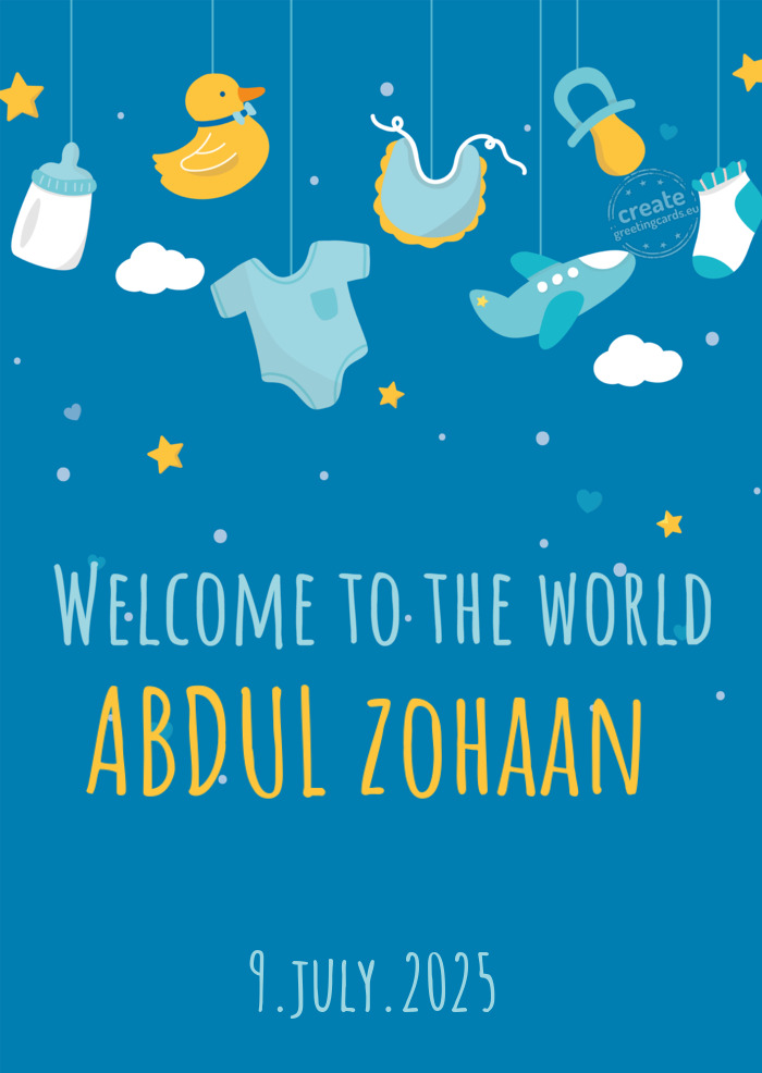 ABDUL zohaan 9.july.2025