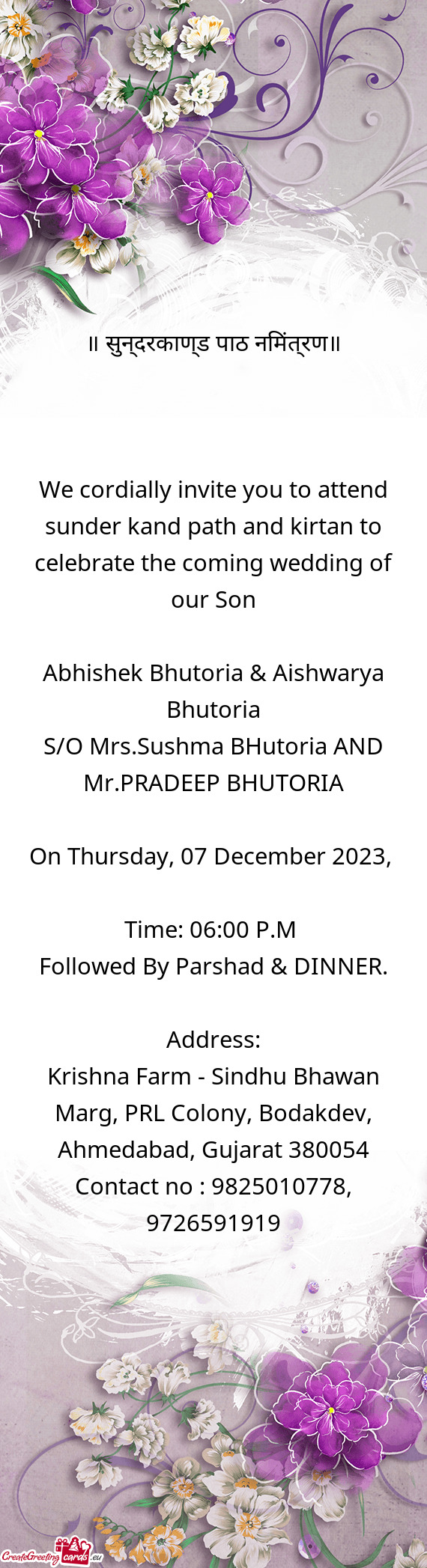 Abhishek Bhutoria & Aishwarya Bhutoria