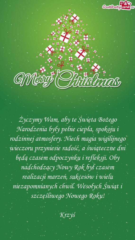 Aby te Święta Bożego Narodzenia były pełne ciepła