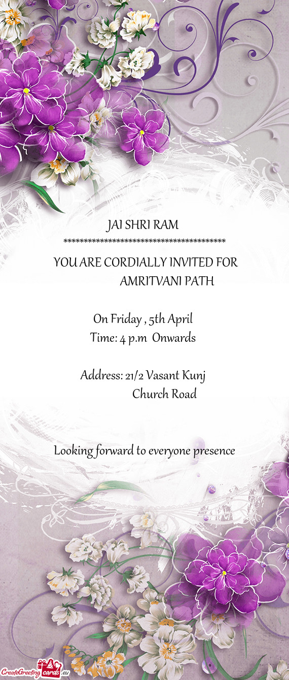 Address: 21/2 Vasant Kunj