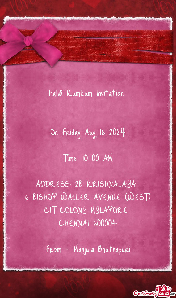 ADDRESS: 2B KRISHNALAYA