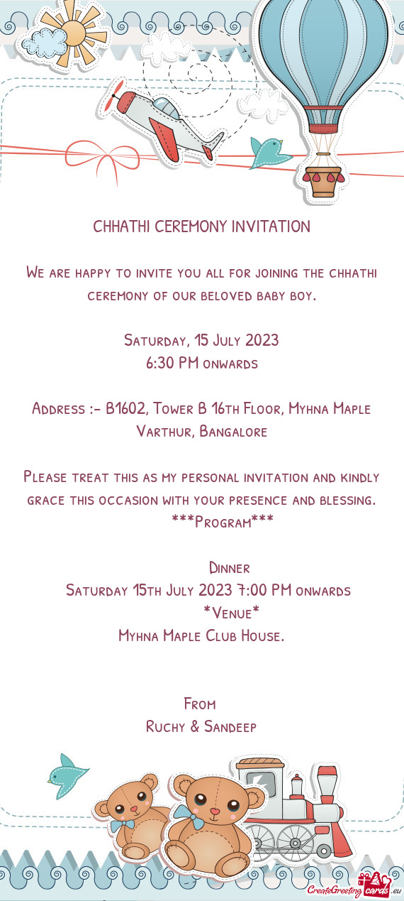 Address :- B1602, Tower B 16th Floor, Myhna Maple Varthur, Bangalore