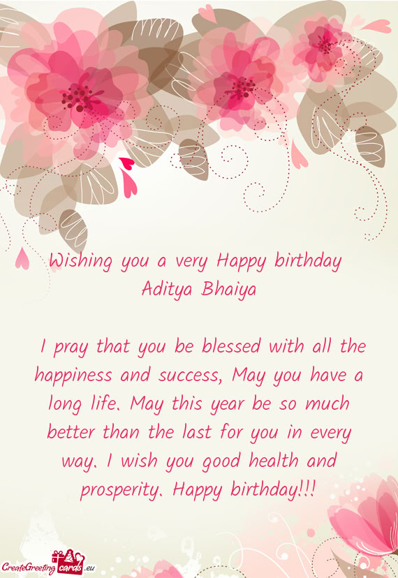 Aditya Bhaiya